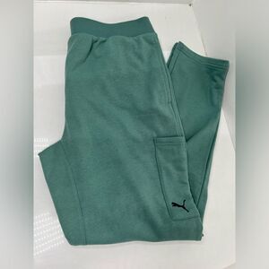 Puma Power Cargo Pants Mens Green Casual Athletic Bottoms 67765484 XL